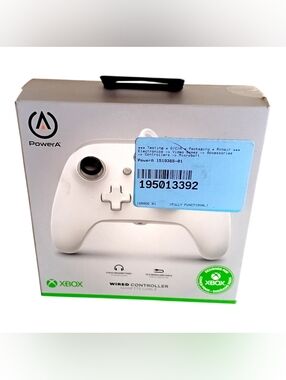 Power A Xbox One/Series S/X Wired Controller In Box, White